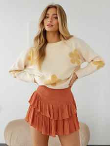 Jupes plissées de mode d'été pour femmes sexy filles épicées <span class=keywords><strong>jupe</strong></span> <span class=keywords><strong>courte</strong></span> en feuille de lotus - Product Image 4