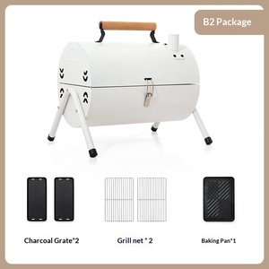 Barbecue portable haut de gamme en acier inoxydable Ycl-1 pour usage domestique, poêle à foyer double face pour extérieur et <span class=keywords><strong>camping</strong></span> - Product Image 5