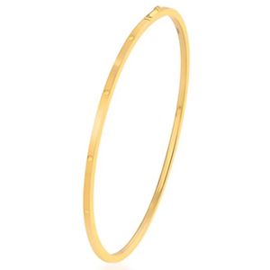 Pulsera Xinfly de Oro Rosa de 18K para Mujer, Joyería Ovalada Estilo Concubina, Brazalete Fino y Delgado, Oro de Color, Estilo Imperial - Product Image 5