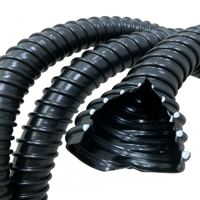 Tuyau flexible en plastique ondulé |   Tuyau nervuré renforcé pour la ventilation et la collecte des poussières