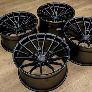Кованые колеса из глубокого вогнутого алюминия на заказ 19-22 дюйма 5x112 5x120 диски для BMW G80 M3 M4 Audi A4 A6 Benz C E Tesla Model 3 Y - Product Image 6