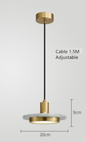 Lustre suspendu moderne nordique pour chambre à coucher, chevet, cuisine, restaurant, bar, comptoir, luminaires suspendus en marbre