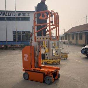 Plataforma Elevadora Telescópica para Trabajo en Altura, Transpaleta Elevadora, Elevador de <span class=keywords><strong>M</strong></span>ástil, Plataforma de Trabajo Suspendida, Precio Mayorista - Product Image 4