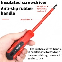 Jeu de tournevis isolés 7 pièces avec stylet pour outil combiné électricien et ménage