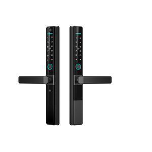 Hai mặt vân tay khóa thông minh bị hỏng cầu khung nhôm hỗ trợ tuya liên kết lưu trữ dữ liệu đám mây Kết nối Wifi - Product Image 2