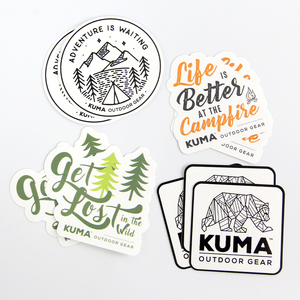 Tùy chỉnh nhãn không thấm nước nhiều hình dạng cá nhân mã vạch email mã <span class=keywords><strong>qr</strong></span> trên giấy ủng hộ in chết cắt vinyl dán - Product Image 4