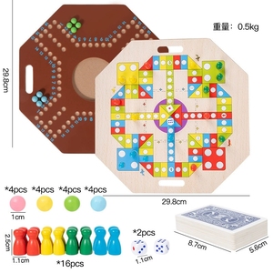 Hai mặt Trung Đông marblesjokers Hội Đồng Quản trị trò chơi rắn gỗ bi và thẻ trò chơi cho 2-4 người chơi trò chơi hội đồng quản trị - Product Image 6