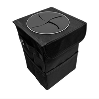 Poubelle de véhicule pliable de nouvelle conception conteneur de déchets de voyage peu encombrant pour le stockage de cabine de voiture