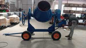 เครื่องผสมคอนกรีตแบบถุง 3 4 ถุง พร้อมมอเตอร์ไฟฟ้าแบบมีล้อ - Product Image 3