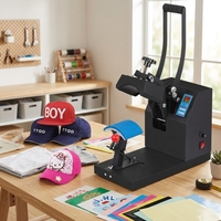 Machine de transfert thermique pour casquettes de golf, machine de pressage de chapeaux par sublimation thermique pour le transfert d'images et de caractères colorés