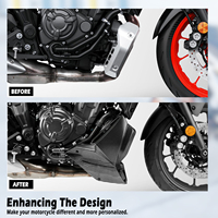 XXUN Moto Accessoires Sabot Inférieur Moteur Gâter Carénage Gardes Couverture pour Yamaha MT07 MT-07 2021 2022