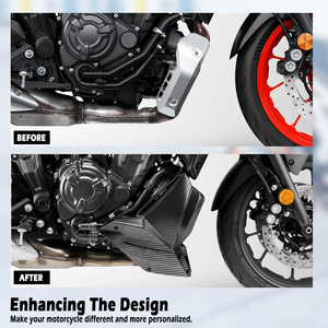 XXUN Moto Accessoires Sabot Inférieur Moteur Gâter Carénage Gardes Couverture pour <span class=keywords><strong>Yamaha</strong></span> <span class=keywords><strong>MT07</strong></span> MT-07 2021 <span class=keywords><strong>2022</strong></span> - Product Image 3