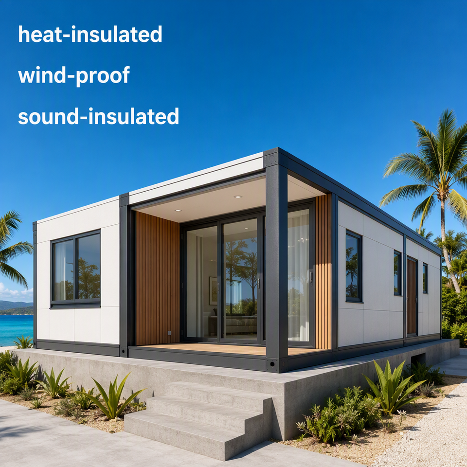 Luxury Prefabricated Container Villa Off Grid Solar Ready Smart Home ...