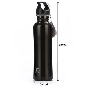 Botella de Agua de Acero Inoxidable 304 de Doble Pared con Aislamiento al Vacío Personalizable de 600 ml, con Asa, Aislamiento Térmico de 6-12 Horas - Product Image 4