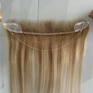 Prótesis capilar frontal HD con encaje para mujer, cabello humano europeo para disimular la calvicie en la frente - Product Image 1