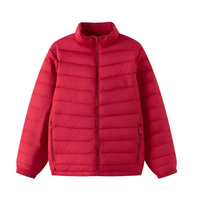 Veste en duvet pour homme à col montant, légère et chaude, trois couleurs classiques, logo personnalisable, design de motif