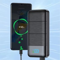 Batterie externe de haute qualité personnalisée 20000mAh, petite, portable, charge rapide, câble intégré, batterie externe pour smartphone