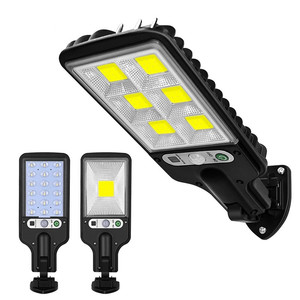 Nouvelle lampe murale solaire LED d'extérieur RTS, détection de mouvement, pour jardin, <span class=keywords><strong>terrasse</strong></span>, porte de garage, étanche, sécurité, éclairage public - Product Image 1