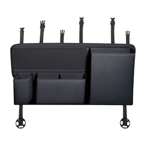 Universelle PU-Leder Faltbare Kofferraum-Aufbewahrungstasche mit Aufhängevorrichtung Luxus-Organizer für SUV und Limousine - Product Image 5