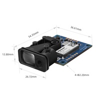 Module télémètre laser 5m Crane Construction 20Hz 80m, capteur de distance linéaire angulaire de petite portée, mesure RS485 TTL Arduino