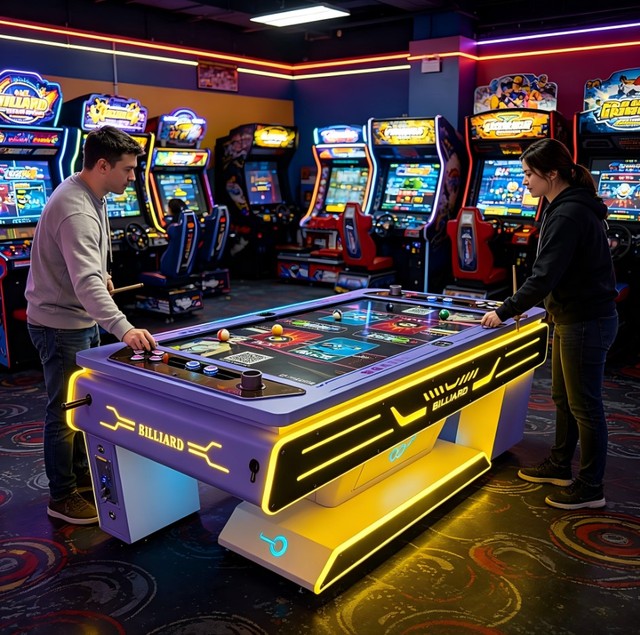 Automatic 3D Virtual Reality Billiards Game Indoor Sports Entertainment Product VR AR Machine