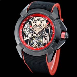 Montre mécanique pour homme en acier inoxydable de haute qualité, cadran en cristal saphir, design ajouré, style sportif, charme, résistance à l'eau 20m - Product Image 1