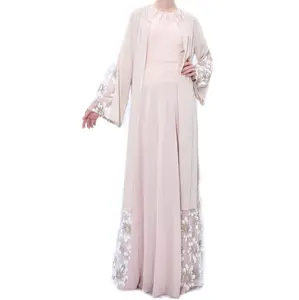 Latest abaya designs new product Turkish Islamic dress floral print traditional muslim clothing&accessories