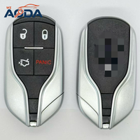 Coque de clé de voiture intelligente de haute qualité à 4 boutons, remplacement de coque de clé de voiture pour Maserati