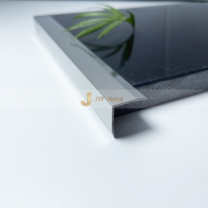 Profilé de carrelage en acier inoxydable 304 brossé en forme de L pour la décoration de meubles d'appartement, durable et étanche, design contemporain - Product Image 4