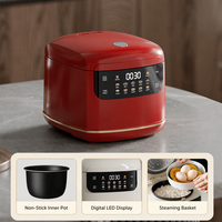 Mini cuiseur à riz intelligent 2L multifonctionnel pour la maison, tasse à mesurer électrique, compatible européenne