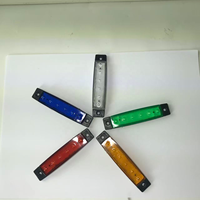 Nouveaux feux de signalisation latéraux réfléchissants de type cadre ENSAITE vert/rouge/jaune/bleu/blanc DC 12V/24V 6 LED pour voiture/camion/remorque