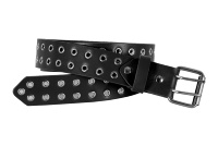 Accesorios de Cinturón de Cuero Genuino Personalizados, Detalle de Ojal Negro, Hebilla Personalizada, Marca Privada OEM/ODM, Venta al por Mayor, Estilo Retro Urbano