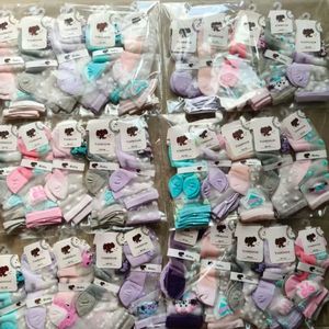 Chaussettes pour enfants, chaussettes pour bébés, chaussettes pour enfants en bas âge, surplus, restes, assortiment mixte - Product Image 1