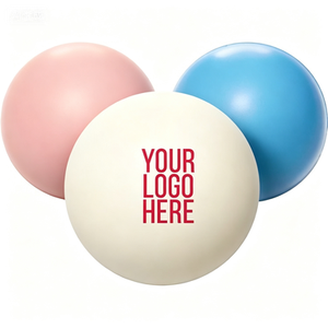 Ballon anti-stress géant en cuir PU personnalisé, jouet souple à presser, logo personnalisé pour adultes et enfants, usage promotionnel, soulagement de la pression - Product Image 1