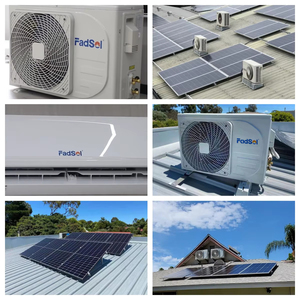 Climatiseur hybride split 12000/18000 BTU 2HP 100% solaire à batterie, refroidissement/chauffage, télécommande, garantie 5 ans, usage domestique, CE F - Product Image 2