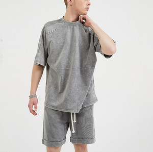 <span class=keywords><strong>T</strong></span>-shirt surdimensionné pour homme, imprimé rétro, col rond, noir, effet délavé, avec motif 3D en relief personnalisé <span class=keywords><strong>Tik</strong></span> Tok 2022 - Product Image 4