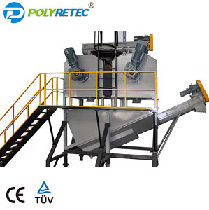 Sürtünme yıkayıcı ile yüksek kapasiteli yüksek dereceli ABS PS PP araba tamponları e-atık Tv artıkları yıkama geri dönüşüm hattı - Product Image 3