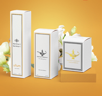 Emballage écologique personnalisé 12ml, 50 pièces, couvercle en carton, pour cosmétiques, emballage de parfum