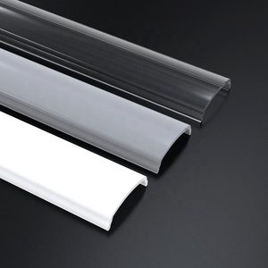 Led Strip Light Diffuser Cover Curve Extrusie Polycarbonaat Troffer Hoge Transparante Lineaire Lamp - Product Image 3