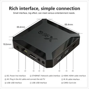 TV Box X96Q Android 10.0 4K Quad Core 24G WiFi para Reproductor Multimedia <span class=keywords><strong>YouTube</strong></span>, 2GB 16GB HDR10 Smart Set Top Box - Product Image 5