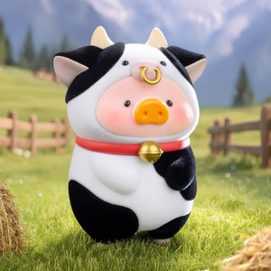100% nuevo Lulu Pig Animal Party Series caja ciega figurita coleccionable decoraciones lindas lindo adorno de peluche juguete regalo de cumpleaños - Product Image 6