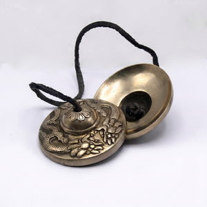 Auténtico Juego de Tingsha con Sonido Armónico Nítido para Ceremonias y Rituales Espirituales - Product Image 1