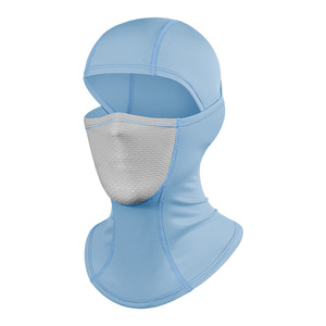 Qianqianwo Cycling Mask Ice Silk Breathable Quick-Drying Face Cover For Motorcycle Riding Dust Protection - Product Image 1