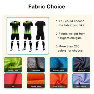 Ensemble de maillots de football personnalisés de haute qualité pour adultes, respirant, séchage rapide, découpe automatisée, pour l'entraînement et les sports de club - Product Image 4