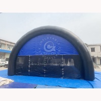 Structure de tunnel gonflable commerciale, tente de paintball gonflable portable, bunker gonflable pour le jeu de tir au paintball