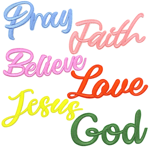 "God Pray for <span class=keywords><strong>Love</strong></span>" Patch di ricamo di <span class=keywords><strong>testo</strong></span> personalizzabile con qualsiasi <span class=keywords><strong>testo</strong></span> e forma per giacche e cappelli di abbigliamento - Product Image 2