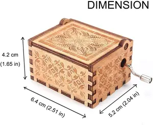 Je Bent Mijn Zonneschijn Houten Muziekdoos Houten Basis Muziekdoos Houten Hot Verkopen Voor Verjaardag Nieuwjaar Kerstcadeau Populair