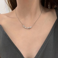 Collier pendentif étoile en acier inoxydable avec zircon et diamant pour femme, tendance 2025, bijoux plaqués argent de qualité supérieure, vente chaude
