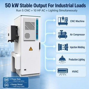 Sistema de Almacenamiento de Energía Solar Híbrido Todo en Uno de 112.5kwh 50KW, IP54, Fuera de la Red, con Batería de Litio e Inversor para Uso Comercial e Industrial - Product Image 4