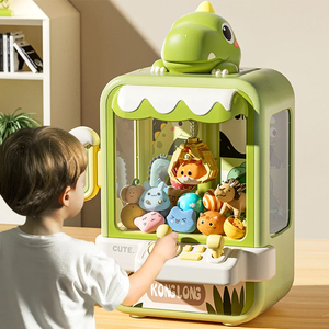 Jumon Dinosaur Claw <b>Machine</b> Toys Electronic <b>Arcade</b> Game Adjustable Catch Doll <b>Machine</b> Music <b>Mini</b> Vending Birthday Gift For Kids - Product Image 2